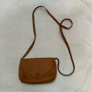 Parker Clay Brown Leather Crossbody Everly Purse Bag 51599